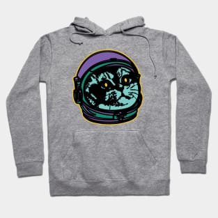 Heavy Breathing Cat Meme Astro Cat Hoodie